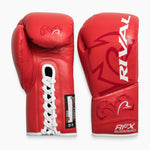 Boxhandschuhe Rival RFX Guerrero Pro Fight SF-H Rot 10 Oz-Combat Arena