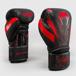 Boxhandschuhe Venum Impact Amazonia Reborn Schwarz-Rot-Combat Arena