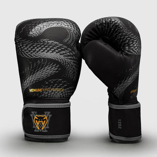 Boxhandschuhe Venum Matupa Schwarz-grau-Combat Arena