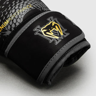 Boxhandschuhe Venum Matupa Schwarz-grau-Combat Arena