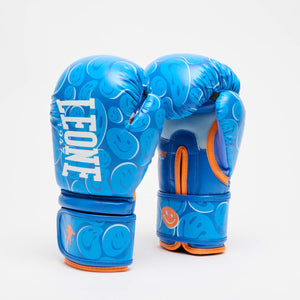 Kinder boxhandschuhe Leone Bubbly GN409J 6 Oz Himmelblau-Combat Arena