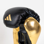 Boxhandschuhe Adidas Hybrid 500 Pro mit Klettverschluss Schwarz-Gold 