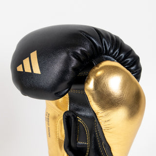Boxhandschuhe Adidas Hybrid 500 Pro mit Klettverschluss Schwarz-Gold 