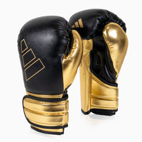 Boxhandschuhe Adidas Hybrid 500 Pro mit Klettverschluss Schwarz-Gold 