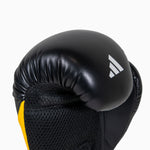 Boxhandschuhe Adidas Speed Tilt 200 WAKO 10 Oz Schwarz-gelb-weiß 