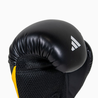 Boxhandschuhe Adidas Speed Tilt 200 WAKO 10 Oz Schwarz-gelb-weiß 