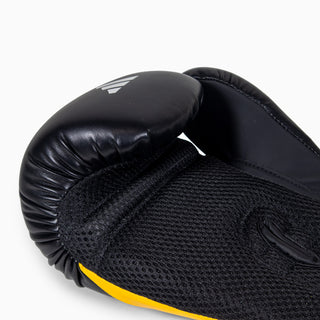 Boxhandschuhe Adidas Speed Tilt 200 WAKO 10 Oz Schwarz-gelb-weiß 