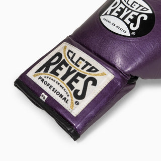 Boxhandschuhe Cleto Reyes Professional CB2 Lila mit Schnürung