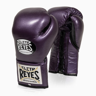 Boxhandschuhe Cleto Reyes Professional CB2 Lila mit Schnürung