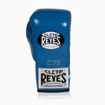 Boxhandschuhe Cleto Reyes Professional CB2 Blau-schwarz mit Schnürsenkeln