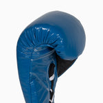 Boxhandschuhe Cleto Reyes Professional CB2 Blau-schwarz mit Schnürsenkeln