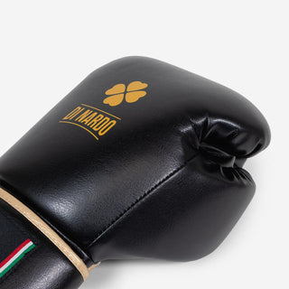 Boxhandschuhe Di Nardo Undercover mit Klettverschluss Schwarz-Gold 