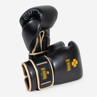 Boxhandschuhe Di Nardo Undercover mit Klettverschluss Schwarz-Gold 