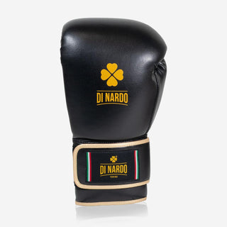 Boxhandschuhe Di Nardo Undercover mit Klettverschluss Schwarz-Gold 
