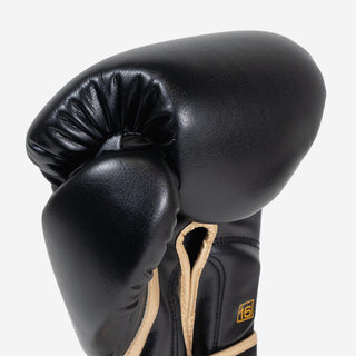 Boxhandschuhe Di Nardo Undercover mit Klettverschluss Schwarz-Gold 