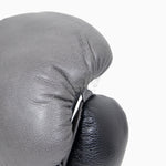 Boxhandschuhe Di Nardo mit Schnürsenkeln 16 Oz Grau-schwarz 