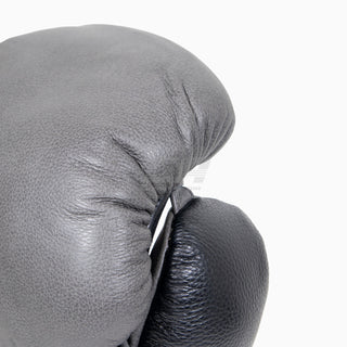 Boxhandschuhe Di Nardo mit Schnürsenkeln 16 Oz Grau-schwarz 