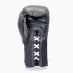 Boxhandschuhe Di Nardo mit Schnürsenkeln 16 Oz Grau-schwarz 