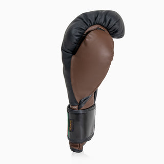 Boxhandschuhe Di Nardo mit Klettverschluss 16 Oz Schwarz-Kakao-Combat Arena