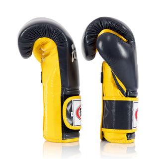 Boxhandschuhe Fairtex Mexican Stil BGV9 Blau-Gelb 
