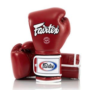 Boxhandschuhe Fairtex Mexican Stil BGV9 Rot-weiß 