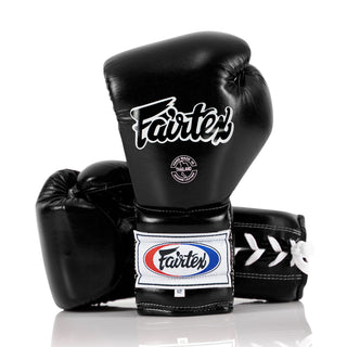 Boxhandschuhe Fairtex PRO Training Mexican Stil BGL7 Schwarz 