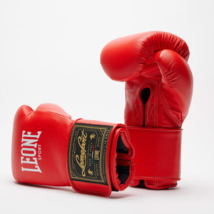 Boxhandschuhe Leone Sport Orlando Classico mit Klettverschluss Rot 