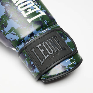 Boxhandschuhe Leone Urban Fighter GN335 Blau-Grün-Camo 