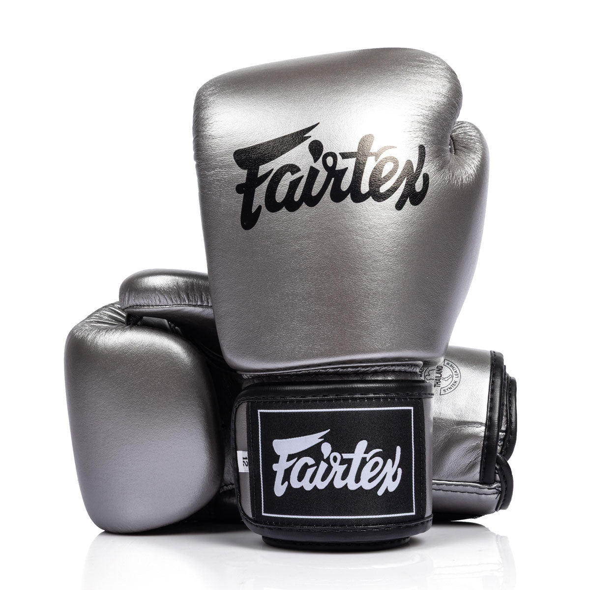 Muay Thai Handschuhe Fairtex BGV1C-Plus Gun Metallic 