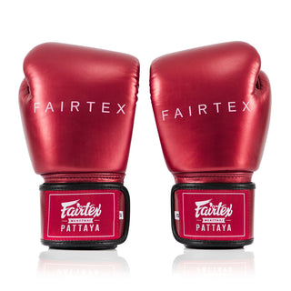 Muay Thai Handschuhe Fairtex Metallico BGV22 Rot 