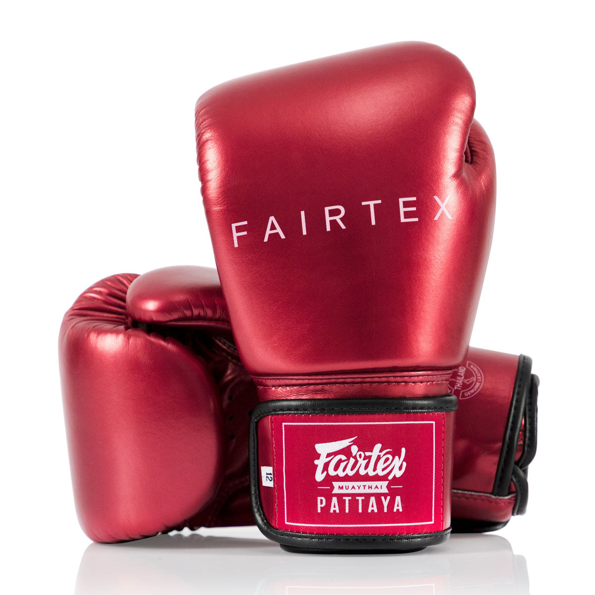 Muay Thai Handschuhe Fairtex Metallico BGV22 Rot 