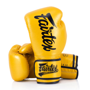 Muay Thai Handschuhe Fairtex Super Sparring BGV18 Gold 