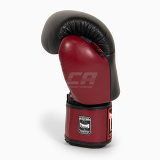 Muay Thai Handschuhe Twins Special BGVL3 Burgunder-schwarz