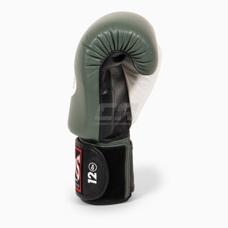 Muay Thai Handschuhe Twins Special BGVL4 Schwarz-grün-weiß