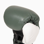 Muay Thai Handschuhe Twins Special BGVL4 Schwarz-grün-weiß