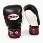 Muay Thai Handschuhe Twins Special BGVL4 Rot-schwarz-weiß