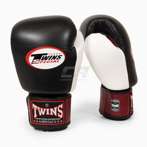 Muay Thai Handschuhe Twins Special BGVL4 Rot-schwarz-weiß