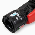 Boxhandschuhe Raptor SAP WAKO 10 Oz Schwarz-rot 