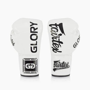 Boxhandschuhe Fairtex Glory BGLG1 Weiß mit Schnürsenkeln