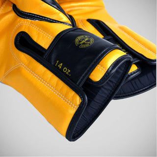 Muay Thai Handschuhe Fairtex Super Sparring BGV18 Schwarz-Gold
