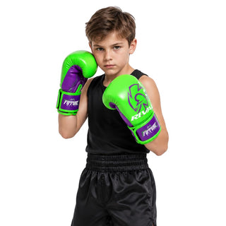 Kinder-Boxhandschuhe Rival Future RS-FTR Grün-Violett