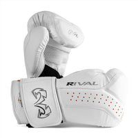 Boxsack-Handschuhe Rival RB10 Intelli-Schock Weiß-Combat Arena