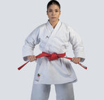 Karateanzug Arawaza Kata Deluxe Evo WKF weiße Stickerei-Combat Arena