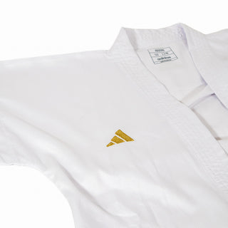 Karateanzug kumite Adidas Adizero 2.0 WKF weiß ohne Streifen 