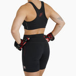 Leggings corti donna Leone Primal Instinct AB939 Nero-Combat Arena