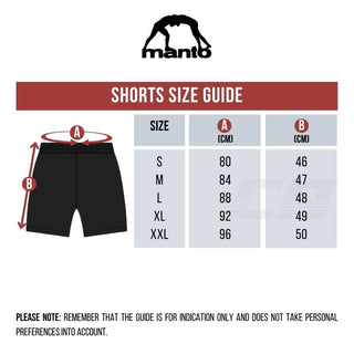 MMA Shorts Manto Überlastung
