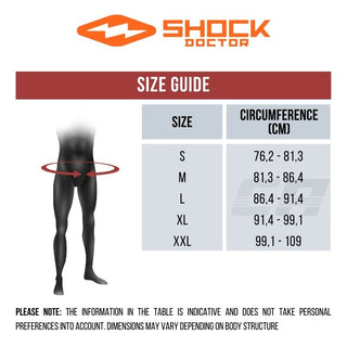 Unterhosen Shock Doctor Cup Pocket Unterstützung