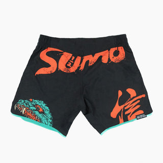 Shorts Half Sumo Kaiju vs Mecha-Combat Arena