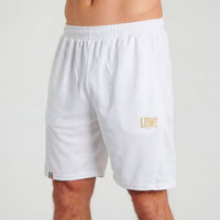Trainingshorts Leone DNA ABX726 Weiß-Combat Arena