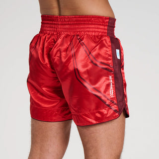 Pantaloncini kick WAKO Leone AB996 Rosso-Combat Arena